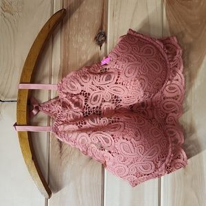 Nwt pink push up halter bra